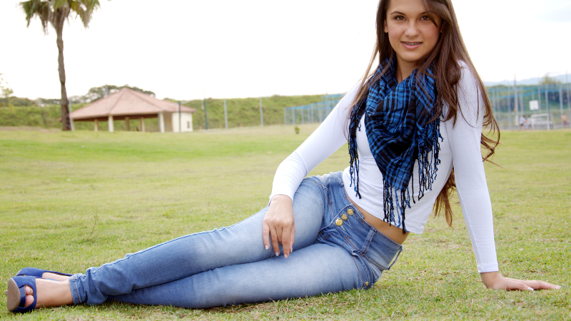 A teen age girl