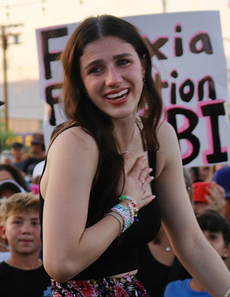 American Idol Season 22 finalist Abi Carter reacts to the outpouring of support from her hometown of Indio, California during her "Hometown Visit" parade on May 14, 2024.