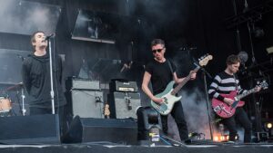 Liam Gallagher and John Squire performing live at Fabrique in Milan, Italy on 6th April, 2024