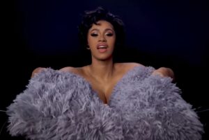 American rapper Cardi B during an interview for Vogue Taiwan, 1 February 2021
