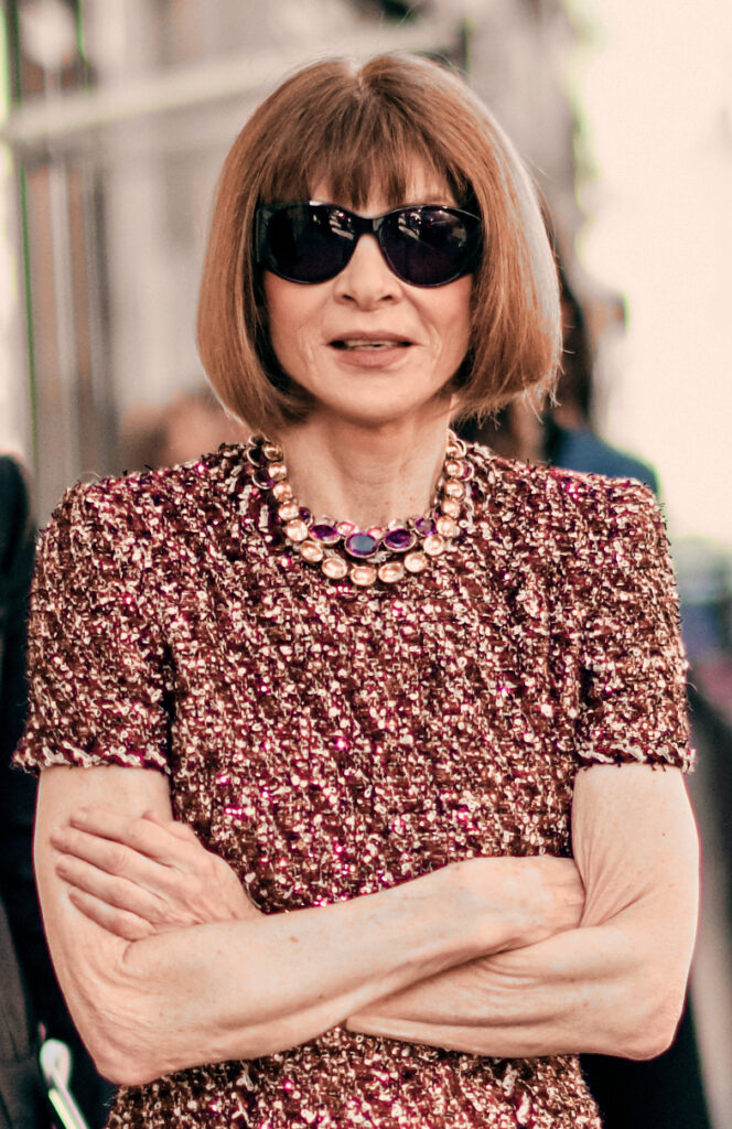 Anna Wintour Pris Fashion Week Autumn Winter 2019