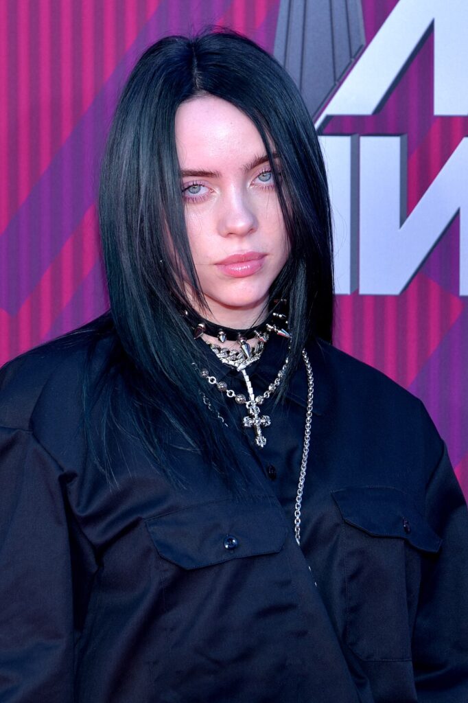 Billie Eilish at the 2019 iHeartRadio Music Awards in Los Angeles, California
