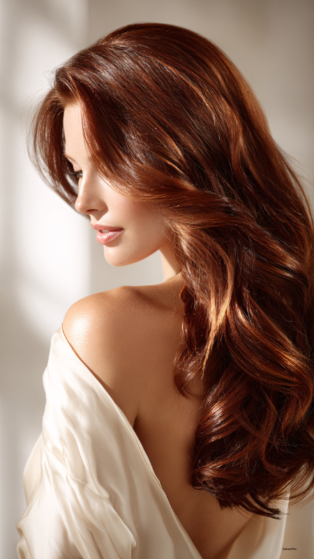 Woman with longhairs
