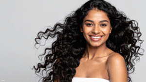 Woman with longhairs