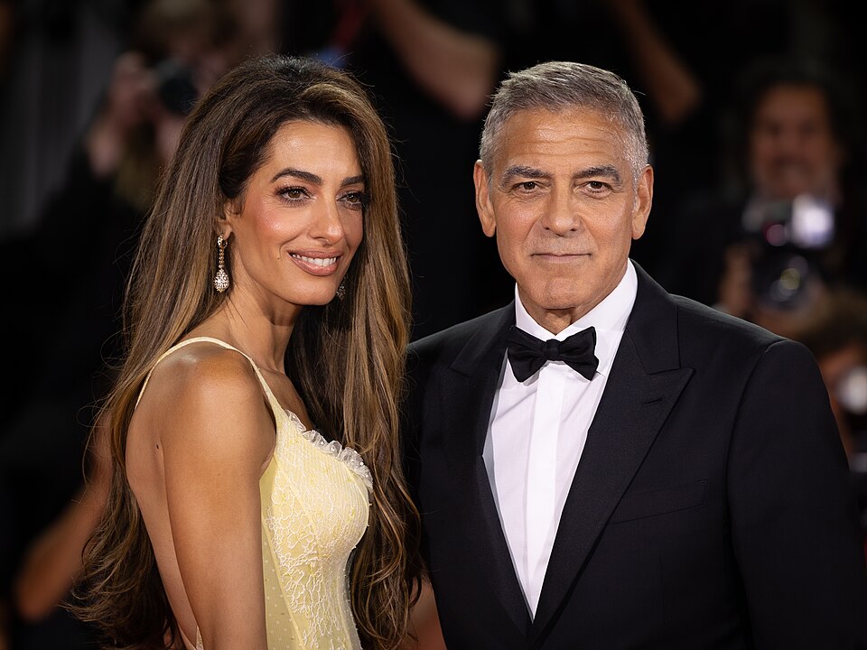 Amal and George Clooney 