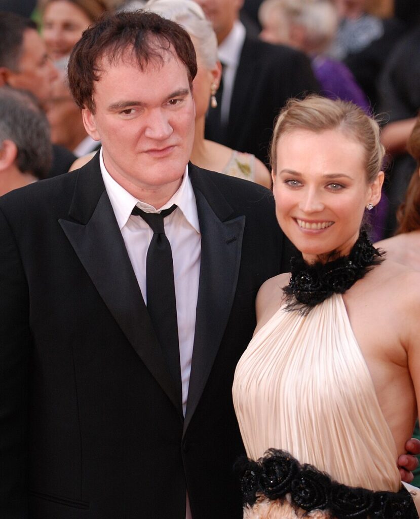 Quentin Tarantino and Diane Kruger at the 2010 Oscars.